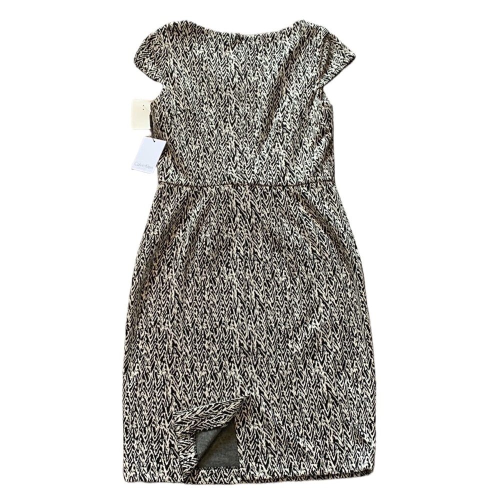 Brand new Calvin Klein tweed sheath dress size 10 with tags - Picture 3 of 6